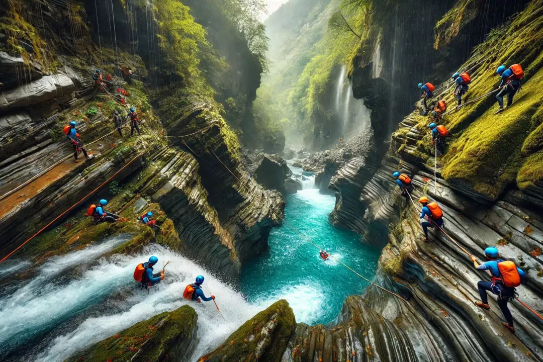 Renforcez la Cohésion de Groupe avec le Canyoning : Une Aventure Unique et Inoubliable